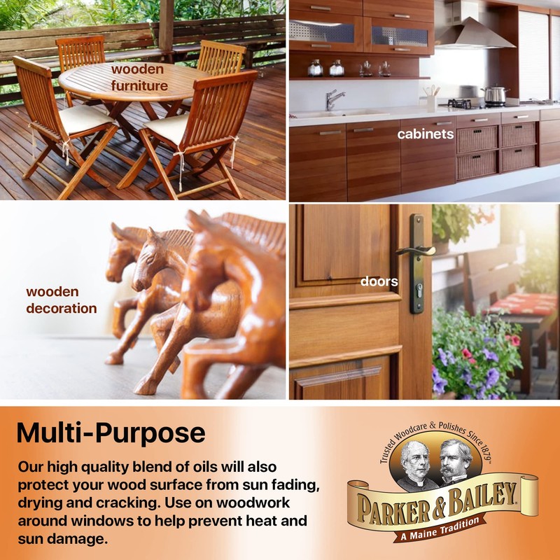 PARKER & BAILEY ORANGE OIL POLISH - Natural Orange Scented