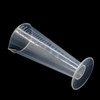 YXQ 100mL Plastic Graduated Measuring Cup Capacity Beaker Cone Shape