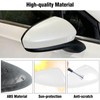 Adzfel Compatible with Ford Fusion Side Mirror Cover Cap 2013