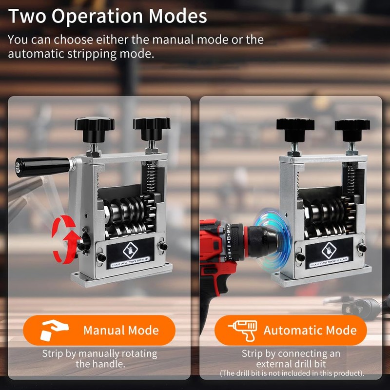 BAUSATZ Wire Stripper, Cable Stripper Wire Stripper Machine Cable Stripper