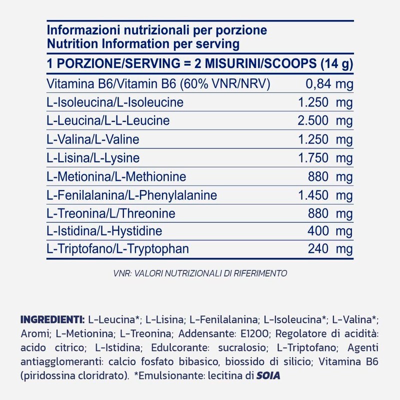 PROLABS – EAA Aminoacidi Essenziali AMINO ESSENTIAL Fermentati Polvere 100%