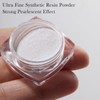 Pretty Diva White Pearl Chrome Nail Powder, Pearl Chrome Powder