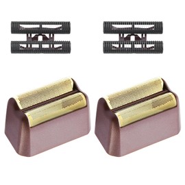 AIJALY 2 Pack Professional 5 Star Series Finale Shaver Replacement Foil and Cutter Bar Assembly Compatible with wahl Shaver Foil 7031-100, 7043-100 Super Close Shaving Replacement HeadsRed