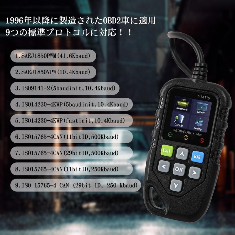 obd2 Diagnostic Machine Fault Diagnostic Car Scanning Tool Read and