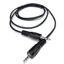 DRUT 1m 2.5mm to 3.5mm 1/8'' Stereo Audio Jack Male to Male Cable, Auxiliary AUX Lead Cord 3.3ft