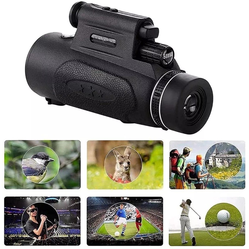 Shuang.W 100x90 Hd Monocular Telescopiomonocular Hd De Alta Potencia