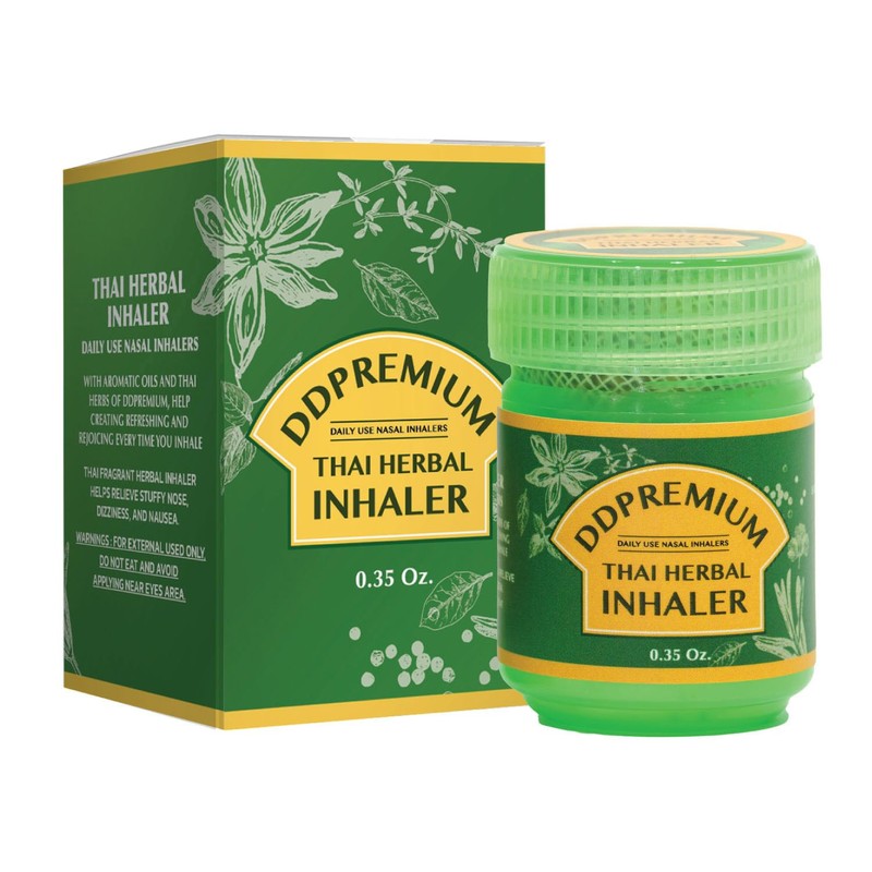 DDPremium Thai Herbal Inhaler with Menthol & Essential Oil -