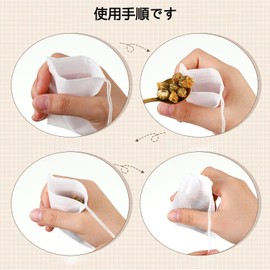 7*9cm 100pcs Disposable Empty Bags Non-Woven Unbleached Strong Penetration Tea Bags for Coffee Natural Loose Leaf Tea