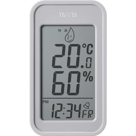 Digital Thermometer/Hygrometer Warm Gray TT589GY