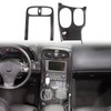 Moittellc Gear Shift Panel Trim Cover Compatible with Chevy Corvette