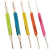 YFFSFDC Crochet Set, Knitting Needles, Double Hooks, Crochet Braiding Tools,