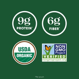 SEEDS OF CHANGE Organic Brown Jasmine Rice with Cilantro Lime, Organic Food, 8.5 oz Pouch (Pack of 12)