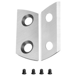 Greatshow 1 Pair Wood Chipper Blades Shredder Knives Replacement for Sun Joe CJ601E CJ602E Earthwise GS70015
