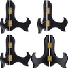 Tatuo 4 Packs Wooden Display Stand Decorative Plate Stands for