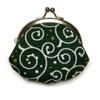 Kyosuu Coin Purse Coin Case, Cotton, Pouch, Approx. 3.3 x