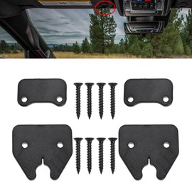 Sun Visor Repair Kit Compatible with Dodge RAM 1500 Trucks 2019 2020 2021 2022 2023 Sun Visor Clip Fix Replacement (2Set Black)