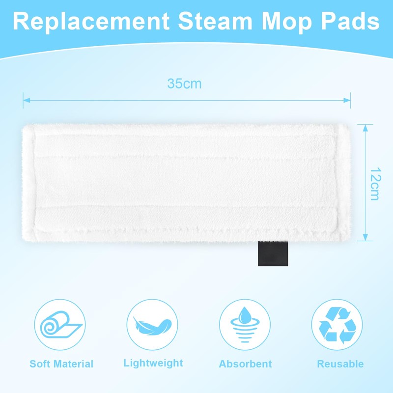 5PCS Replacement Steam Mop Pad Compatible with Karcher Accessories Mop