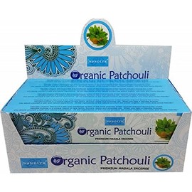 Nandita Original/Organic Patchouli Incense Sticks Agarbathi - 15gm X 12 Packets