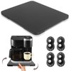 360° Rolling Tray Bamboo Appliance Slider for Kitchen Appliances, Coffee