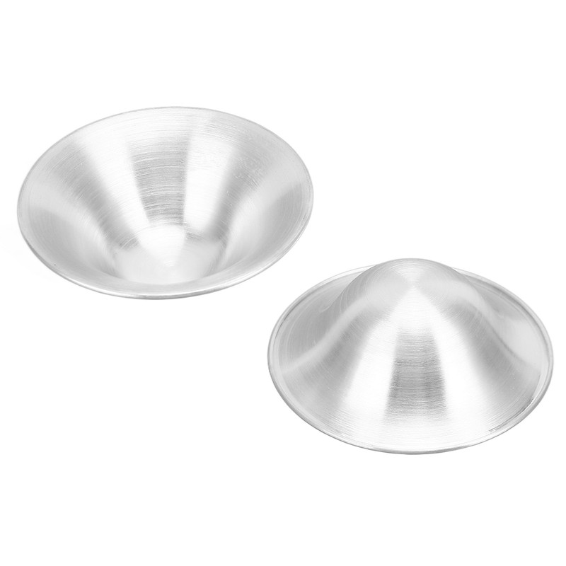 Silver Nursing Cups for Nursing Newborn Breastfeeding Essentials Skin Soothing