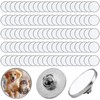 100 Pcs Sublimation Blank Buttons Pins Bulk, 2.5 cm DIY