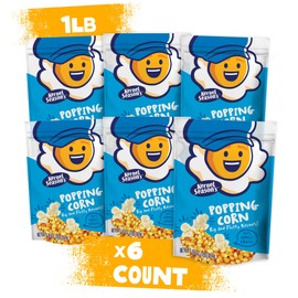 Kernel Season's Popping Corn Popcorn, Resealable Pouch, 1 Pound (Pack of 6)
