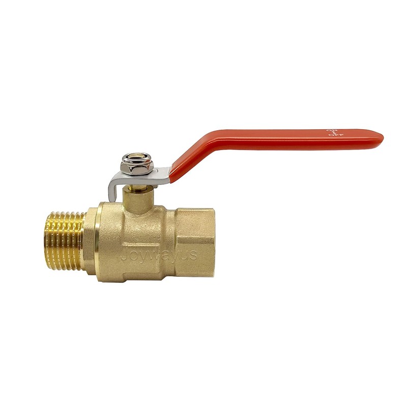 Joywayus Brass Garden Hose Shut Off Valve Full Flow, 3/4"GHT