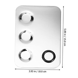 3juegos Tablas Para Manicura Paletas De Maquillaje Base Inoxidable Para y Decorar