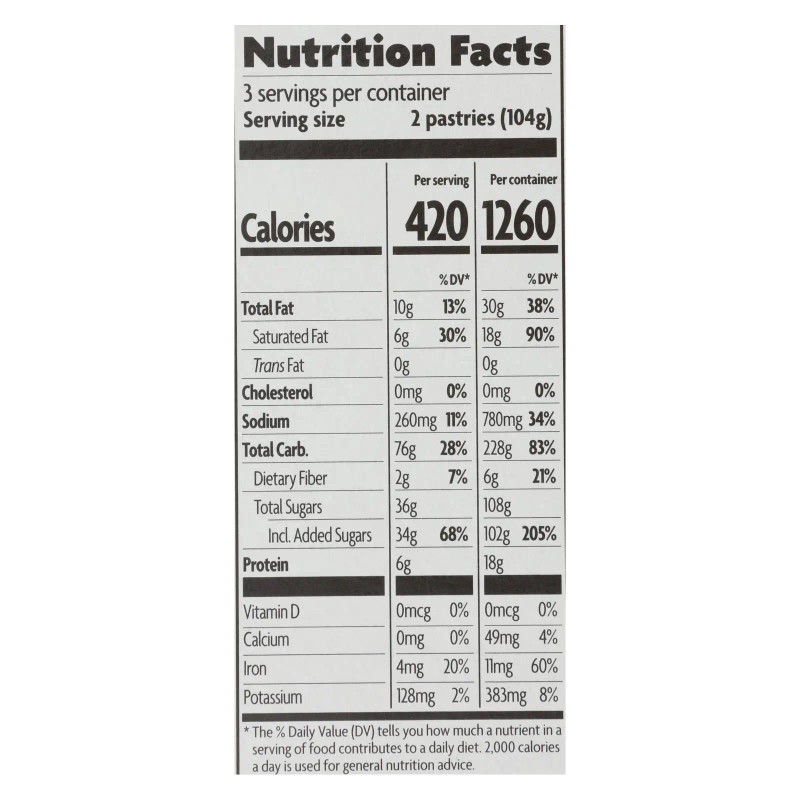 UD_Nature's Path Organic Frosted Toaster Pastries - Wildberry Acai -