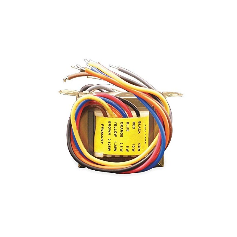 Speco Transformer, 70V, Multiple Tap, Set of 2