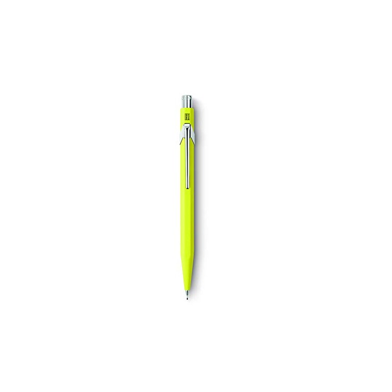 Caran Dache Mechanical Pencil, Fluo Line, Yellow, with 0.7mm Lead