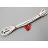 ONLYKXY 100 Pieces Silicone Cable Ties, Data Lines Silicone Cord