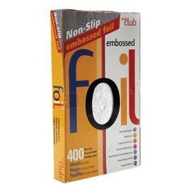 Product Club Product club embossed pre-cut foil silver 400 count