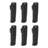 6Pcs Walkie Talkie Belt Clip Portable Sturdy Easy Installation Radio