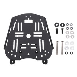CCYLEZ Motorcycle Tail Box Under Base Plate, Luggage Pole Base Assembly Replacement for Zontes 368G 501g, with Black Removal Area Fuselage Support