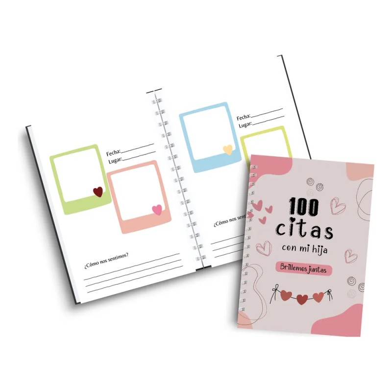 Libro 100 Citas Mamá Hija Regalo Pasta Dura Premium Sin