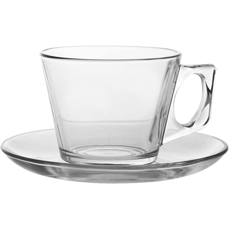 Pasabahce 12-Piece Vela Cups With Saucers Set