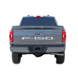 Original F-150 Tailgate Letters : Compatible with 2021-2025 Ford F-150 Rear Tailgate Text Decals Letter Stripes Vinyl Graphics (Fits as Shown) (201 Slate Metallic – Wet Install)