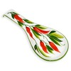 Lashuma Ceramic Spoon Rest Italian Spoon Holder 28 cm Hand-Painted