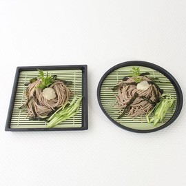 Art Box/Silz Kitchen tray-type soba plate, round / 아트박스/실즈키친 채반형 소바접시, 원형