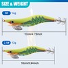 Luminous Squid Jig Hooks - Hard Shrimp Lure Fake Prawn