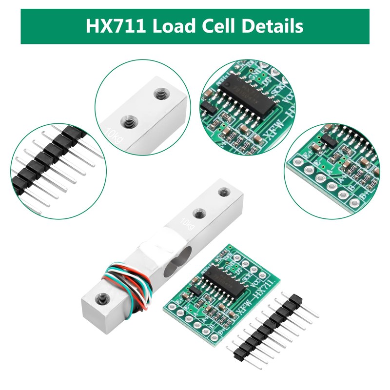 Binghe HX711 AD Amplifier Module + 10 kg Weight Sensor