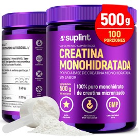 Creatina Monohidratada Micronizada 200 Mesh – Suplemento Deportivo en Polvo 500 g (100 Porciones) | Creatina Micronizada de Alta Pureza | Fuerza, Potencia y Resistencia | Vegano, Sin Gluten ni Azúcar
