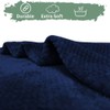 Bear & Panda Waffle Flannel Fleece Mink Throw - Sofa/Bedspread/travel