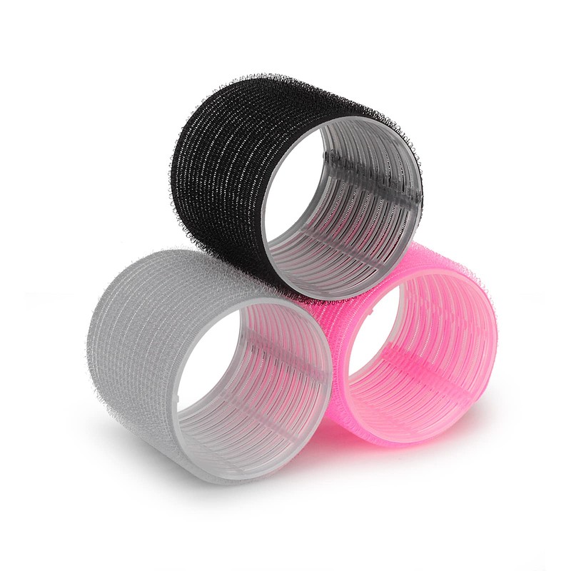 38Pcs Jumbo Size Hair Rollers with Free Large Cosmetic Bag,12
