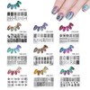 birdsunshine 10 Pcs Nail Stamping Plates, Flowers, Lace, Geometric Patterns