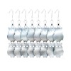 De-Bird Reflective Owls Decoys - 8-Pack, Silver Acrylic, Garden Style