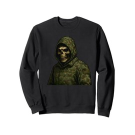 Cool Black Army Soldier in Gaming Mission Fighting Graphic Sweatshirt