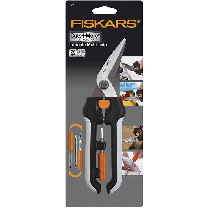 Fiskars 1004712 Cut Plus More Multi-Function Package Opener, 21 x
