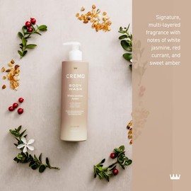 Cremo Gel De Ducha Hidratante White Jasmine Amber Skin Para Mujer, Con Notas De Jazmín Blanco, Grosella Roja Y Ámbar Dulce, 473 Ml (16 Onzas Líquidas)